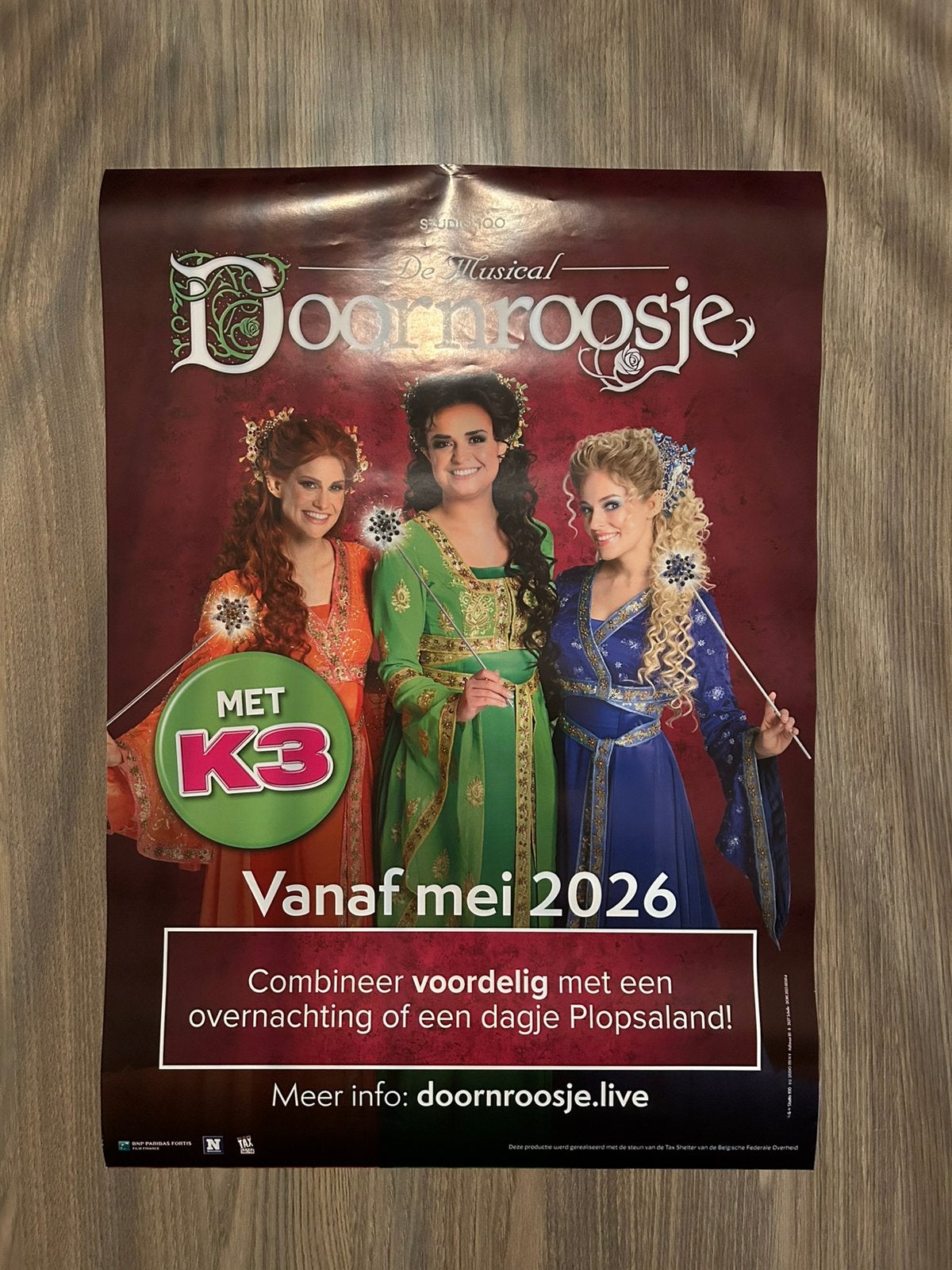 K3 Poster Doornroosje De Musical, Ophalen, Poster