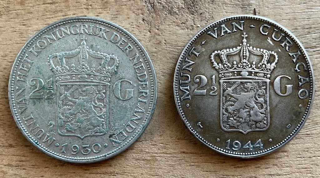2 koninkrijks rijksdaalders, Postzegels en Munten, Ophalen, Zilver, Koningin Wilhelmina, Losse munt