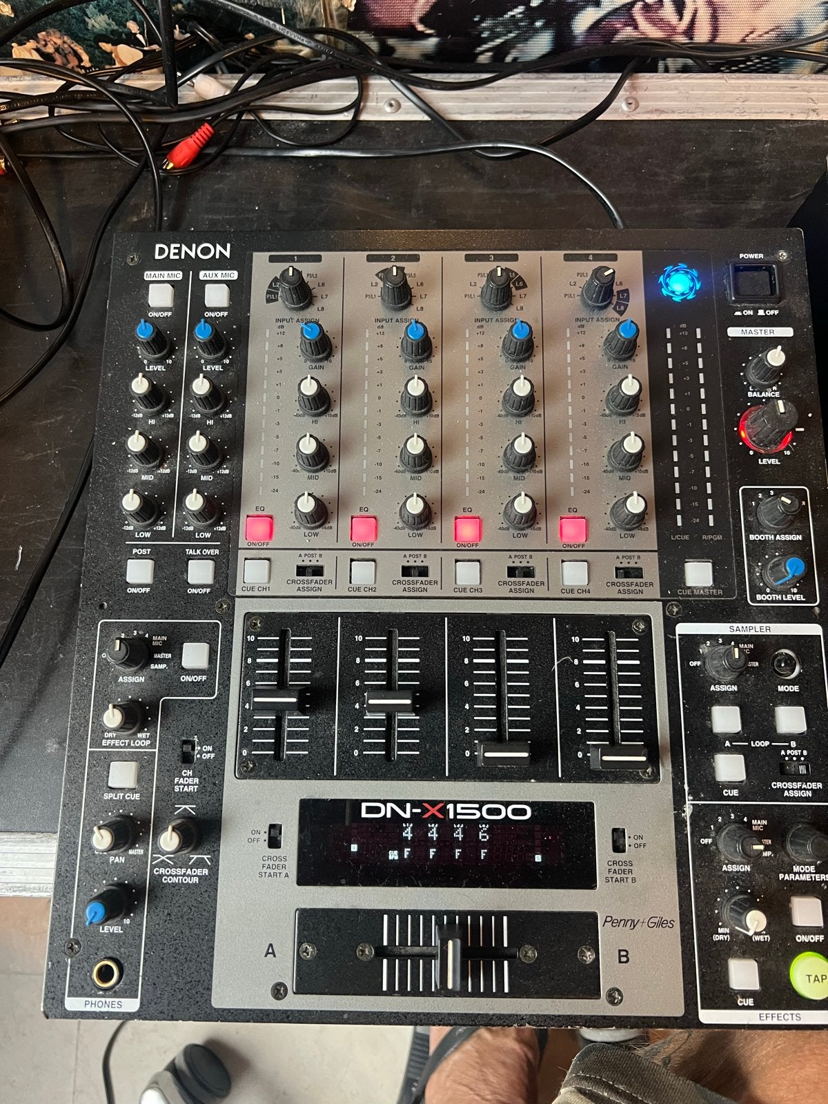 Complete DJ-set: Denon DN-X1500 mixer & Pioneer CDJ-400 spel, Denon, Gebruikt, Dj-set, Denon