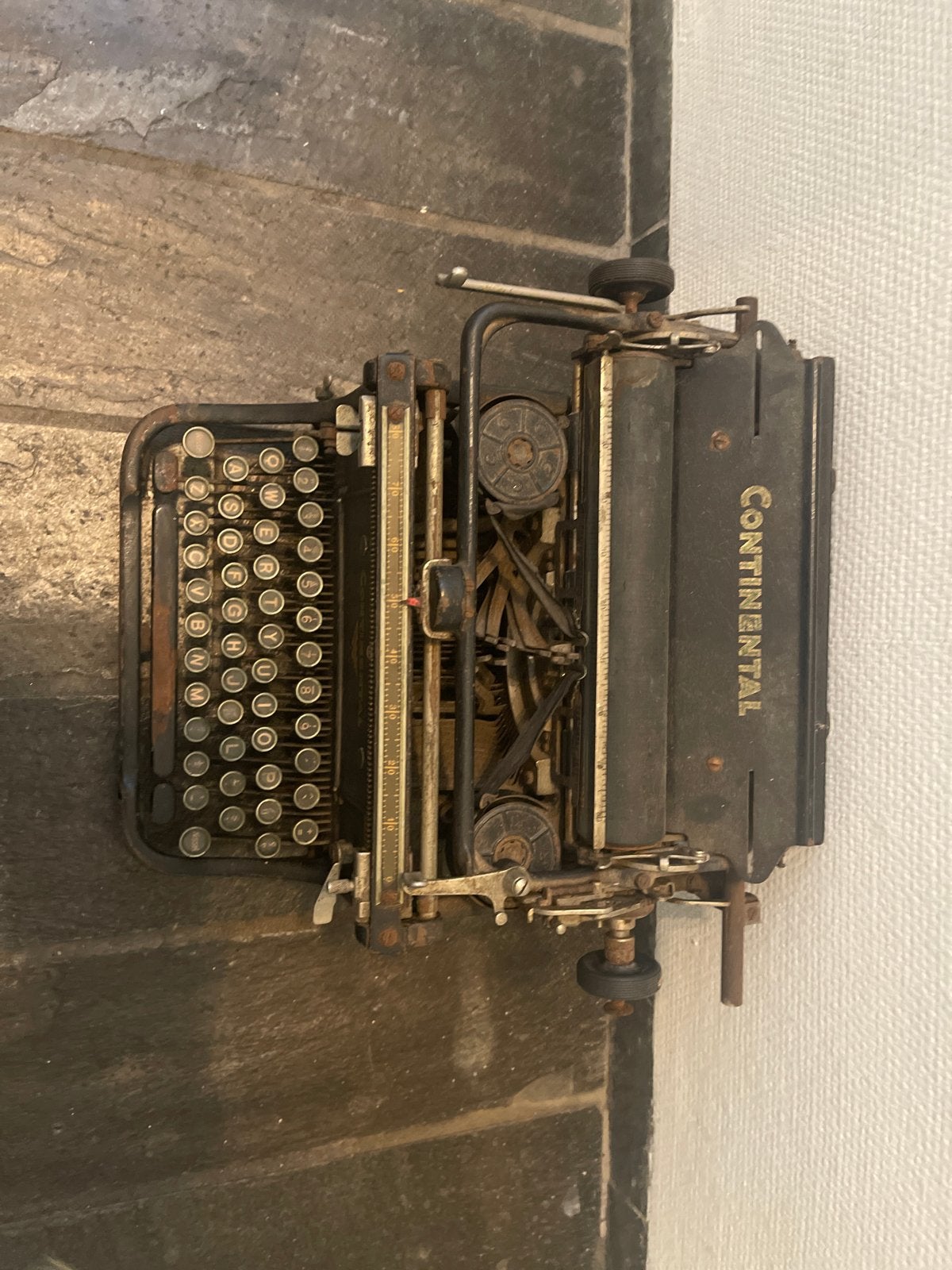 Typmachine, merk continental. Antiek, Antiek en Kunst, Ophalen