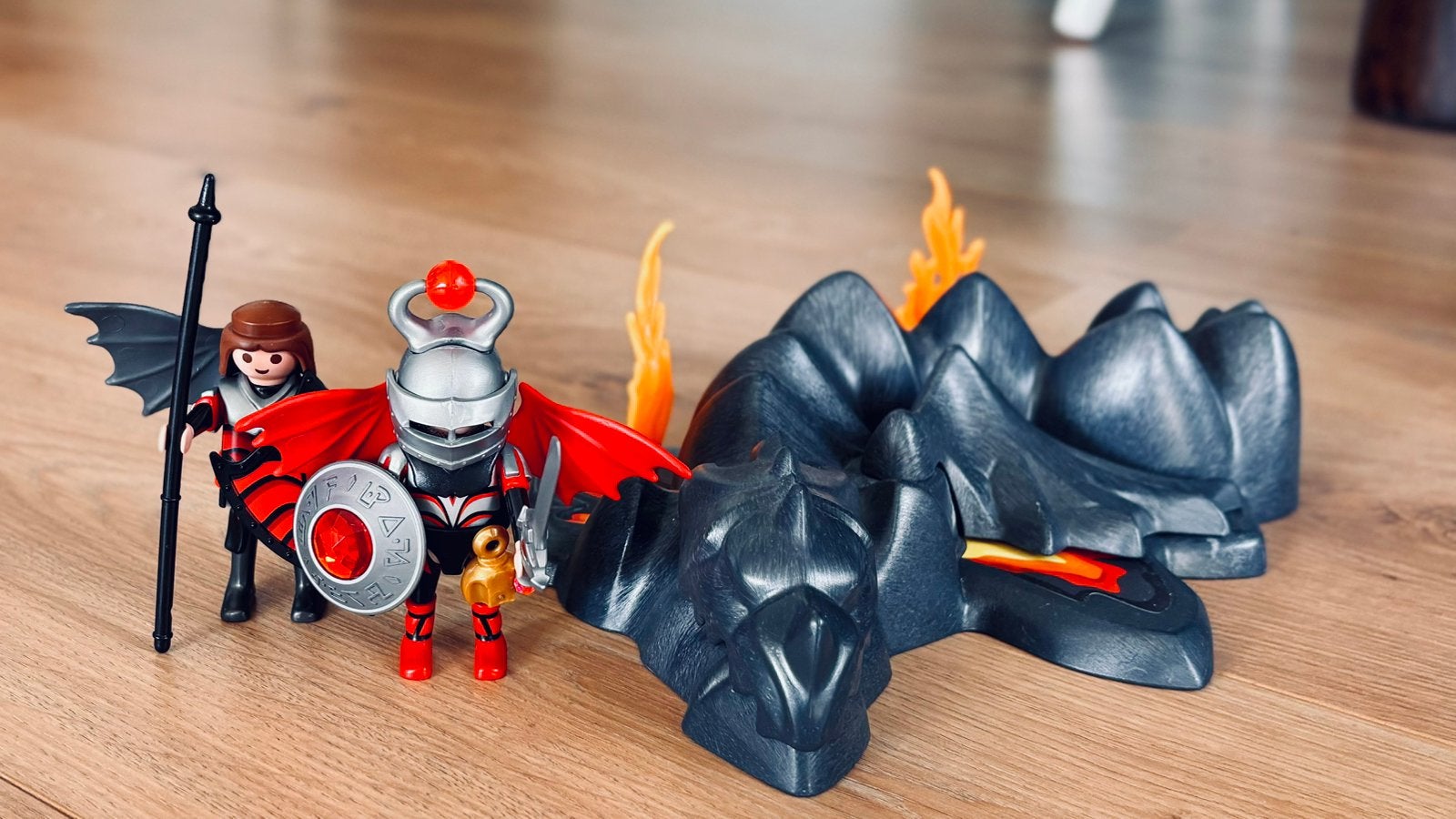 Playmobil - drakenrots en duistere ridders, Ophalen, Zo goed als nieuw