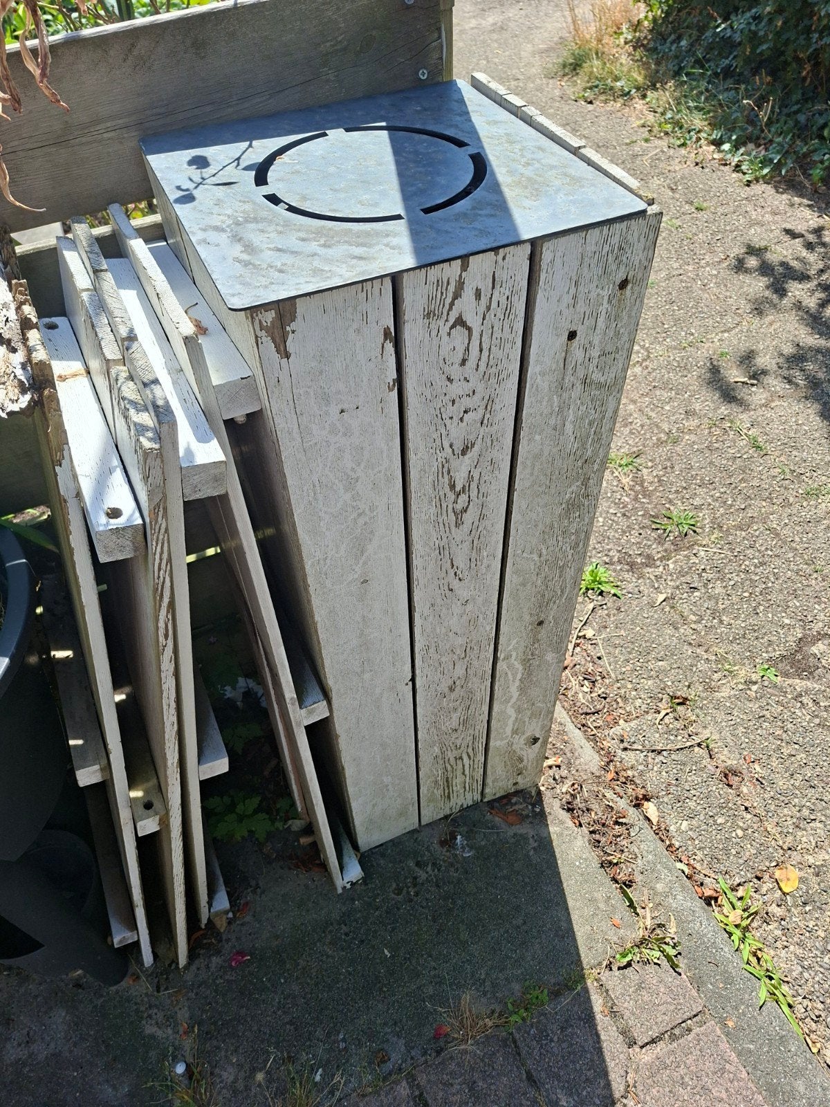 2x Tuinbrander/tafel voor brandgel (zelf brander maken), Ophalen