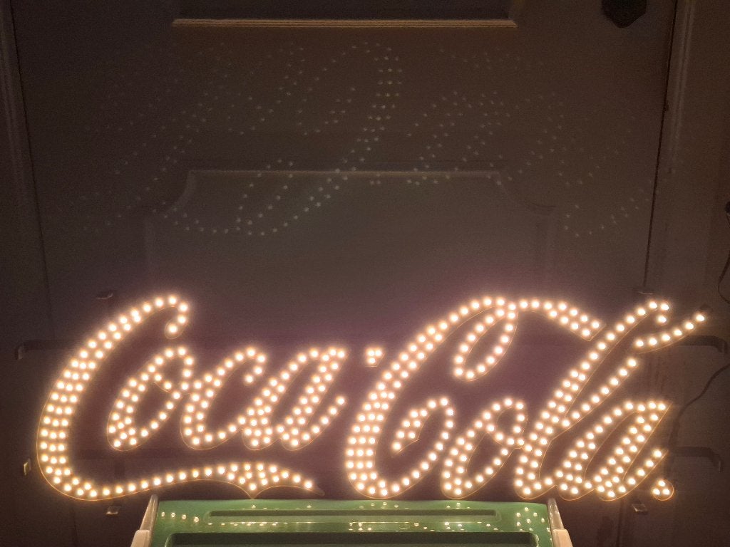 Zeldzame grote Lichtreclame Coca-cola, Ophalen of Verzenden, Nieuw, Lichtbak of (neon) lamp
