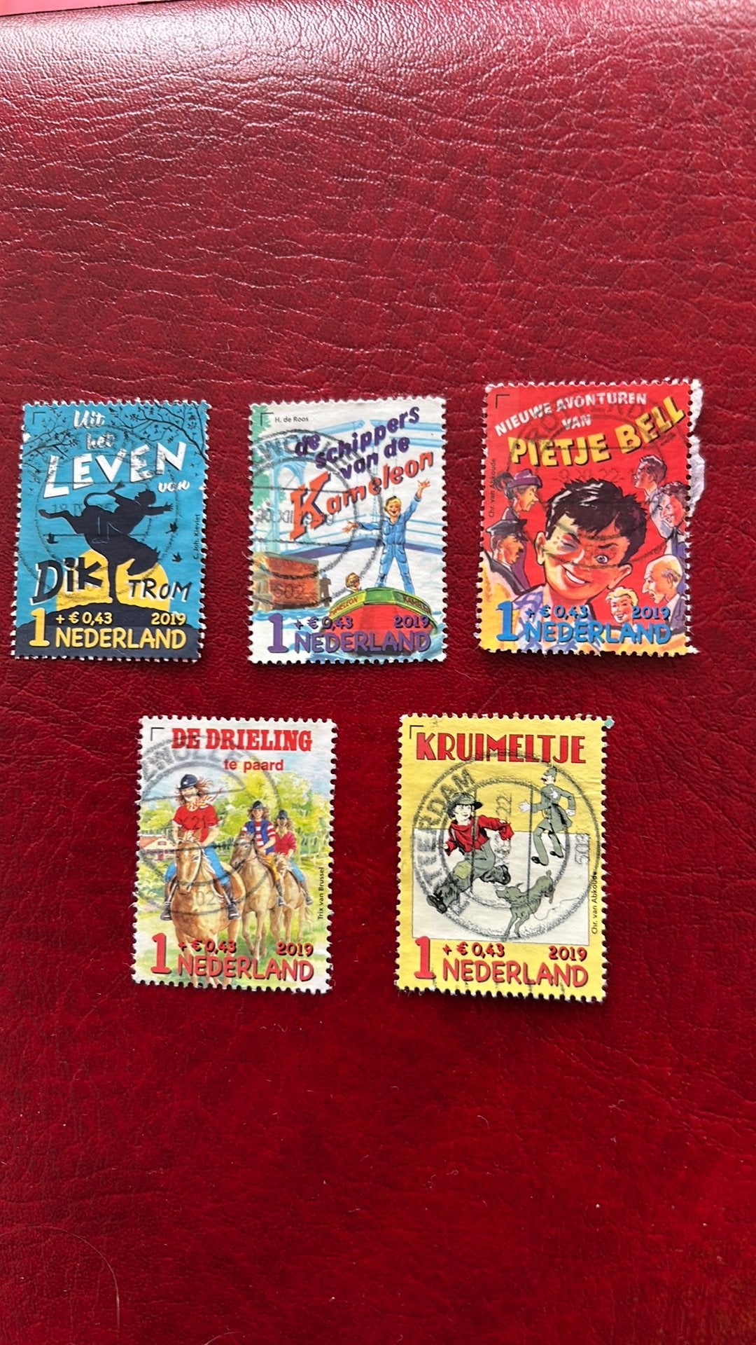 Nederland serie 2019 Pietje Bell, Verzenden, Gestempeld