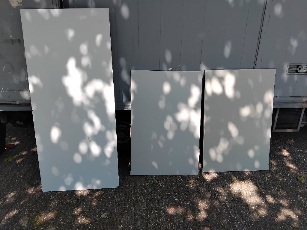 Trespa Platen 1 cm dik, Doe-het-zelf en Verbouw, Platen en Panelen, Ophalen, Gebruikt, Overige materialen, Minder dan 20 mm