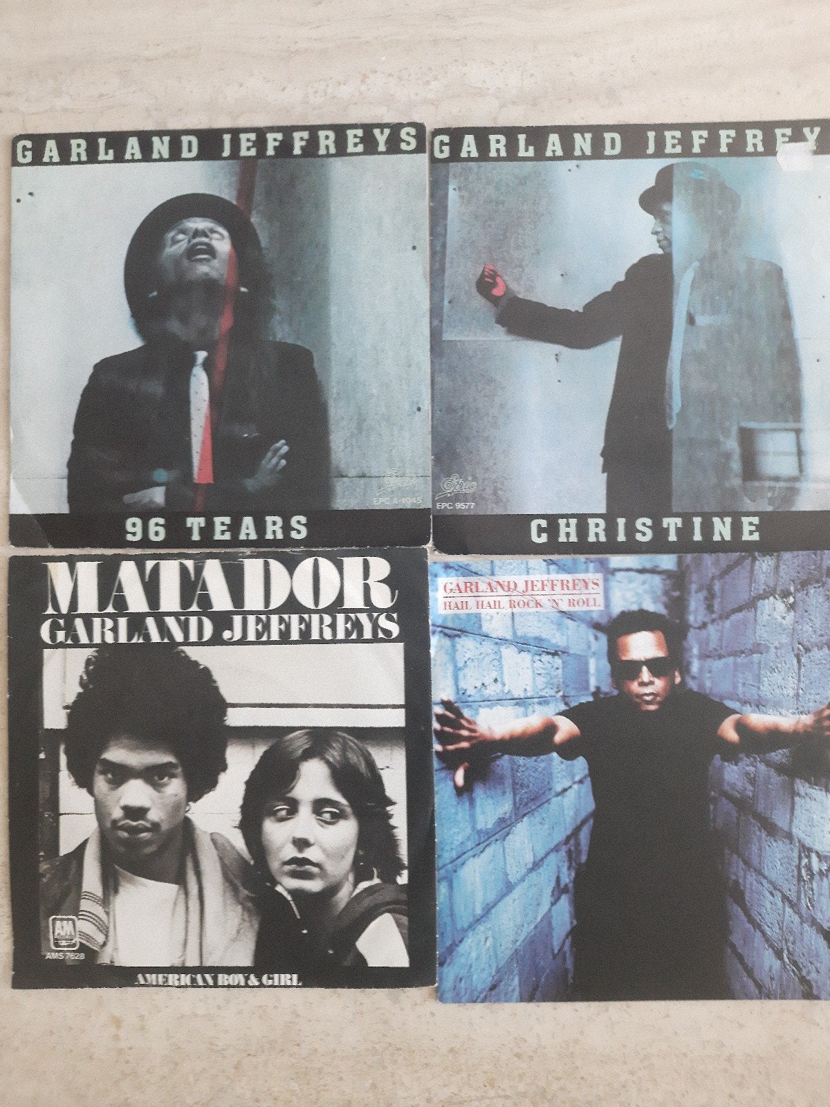 8x vinyl singels van Garland Jeffreys, Ophalen of Verzenden
