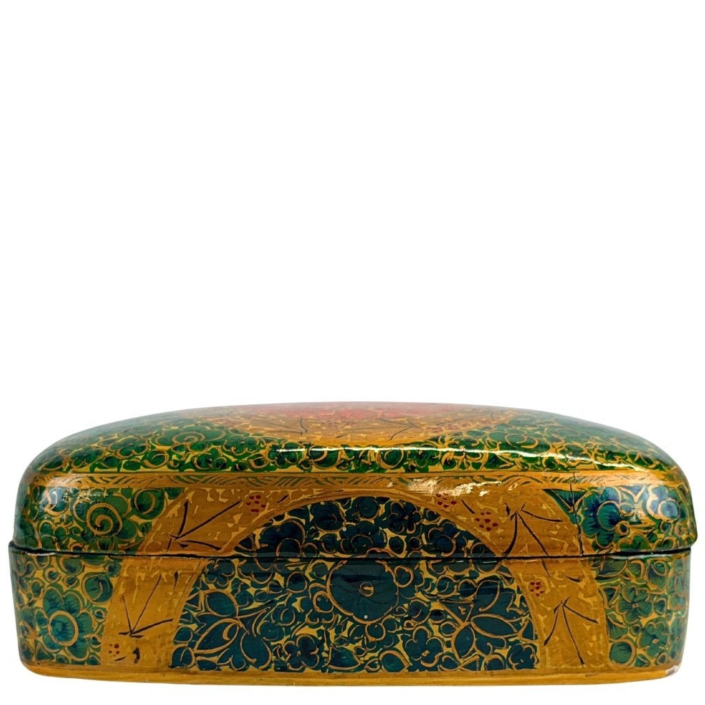 Kashmir lakdoos – mihrabvorm – 20e eeuw