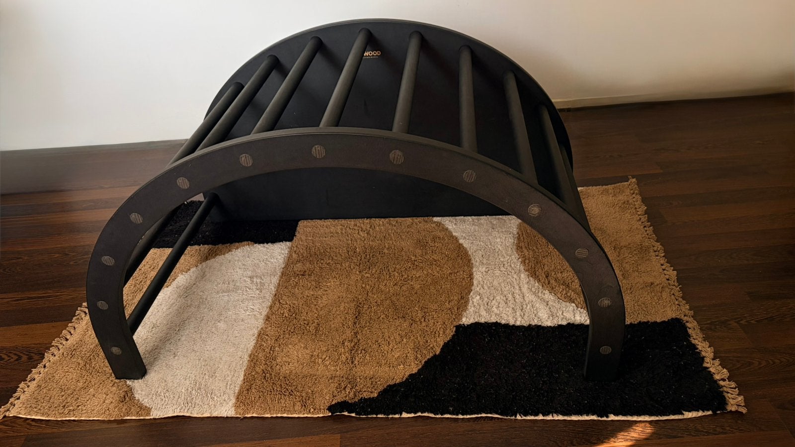FITWOOD  klimboog + kussen  + kleedje, Kinderen en Baby's, Speelgoed | Houten speelgoed, Ophalen of Verzenden, Zo goed als nieuw