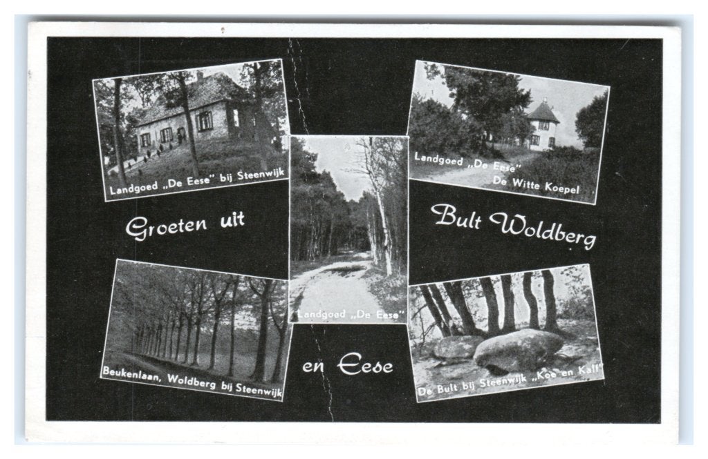 De Bult, Groeten uit Bult Woldberg en Eese. Lees beschr., Ophalen of Verzenden, 1960 tot 1980, Gelopen, Overijssel