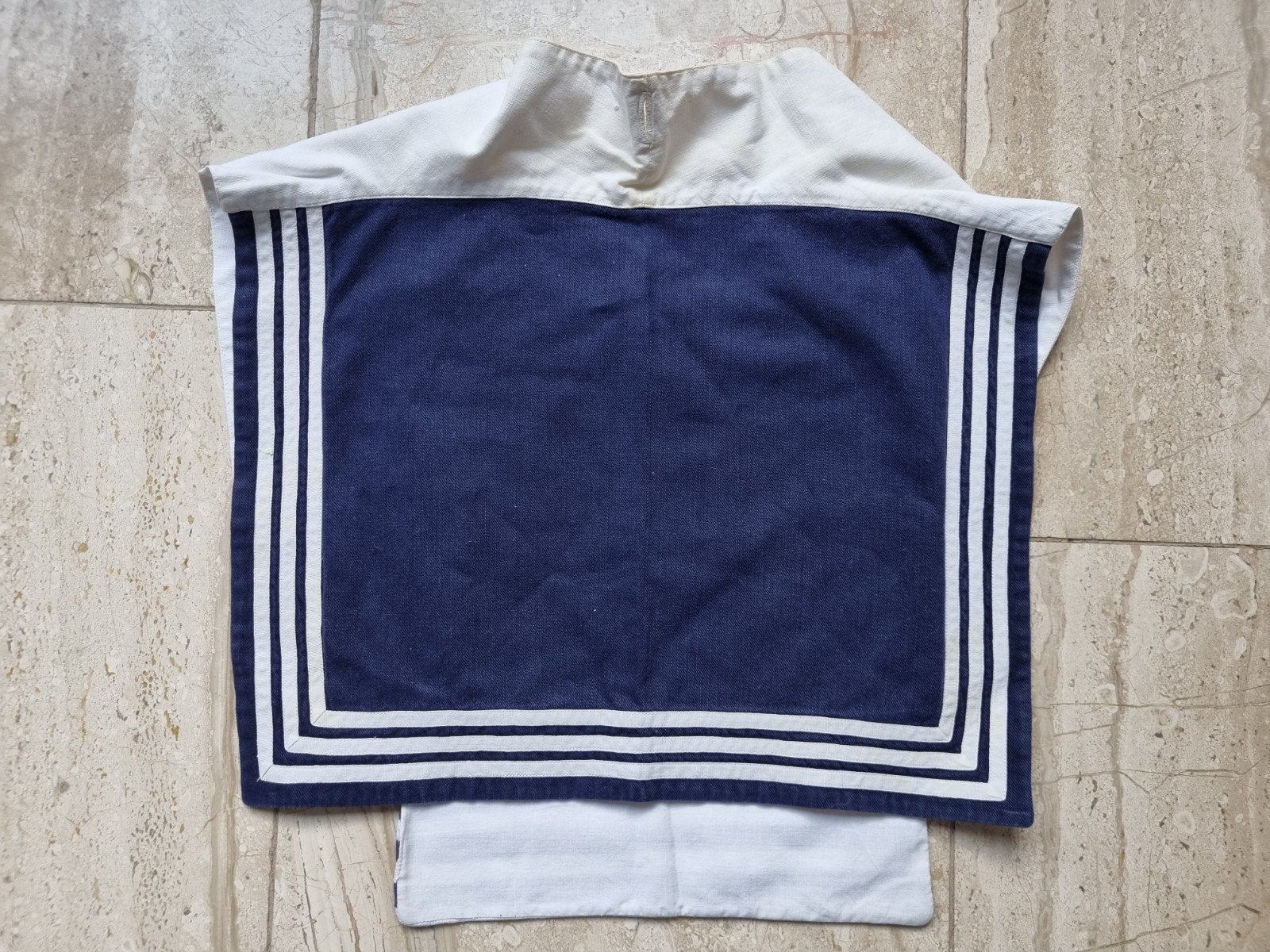 Oude matrozen kraag Koninklijke Marine jaren 50 / 60, Ophalen of Verzenden, Marine, Nederland