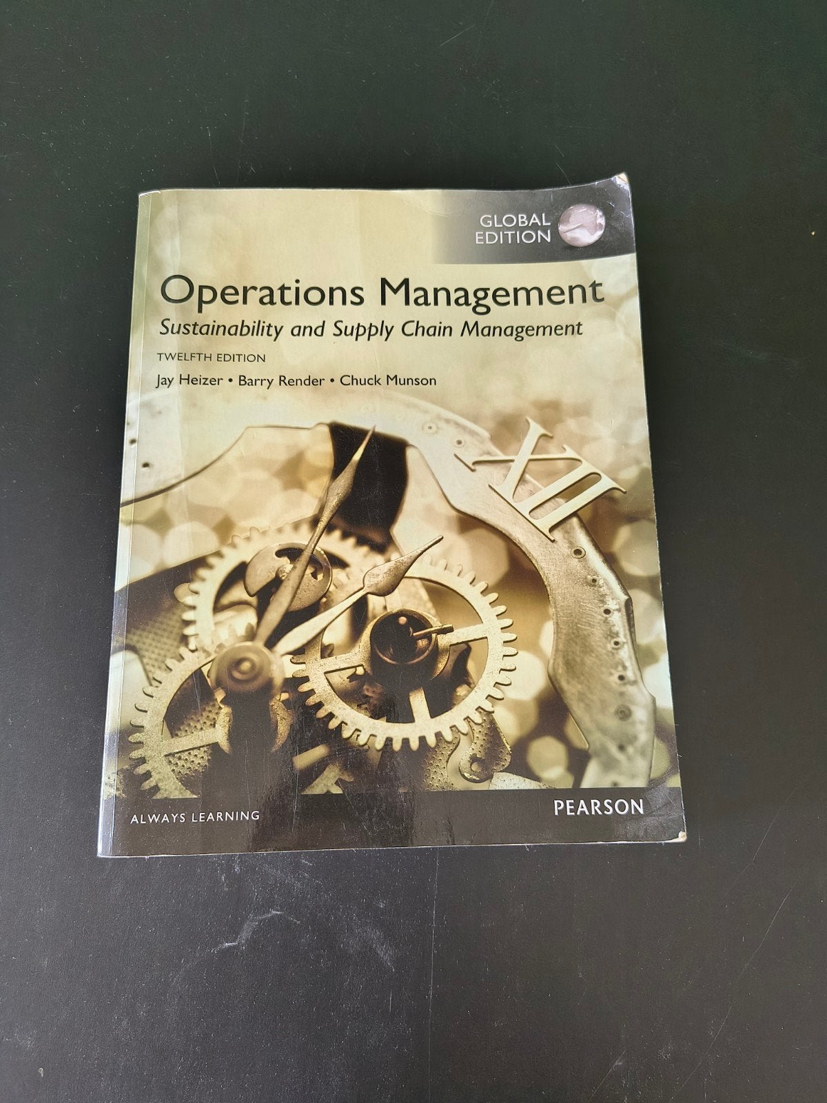 Operations Management: Sustainability and Supply Chain, Boeken, Gelezen, Jay Heizer, Barry Render, Chuck Munson, Gamma, HBO
