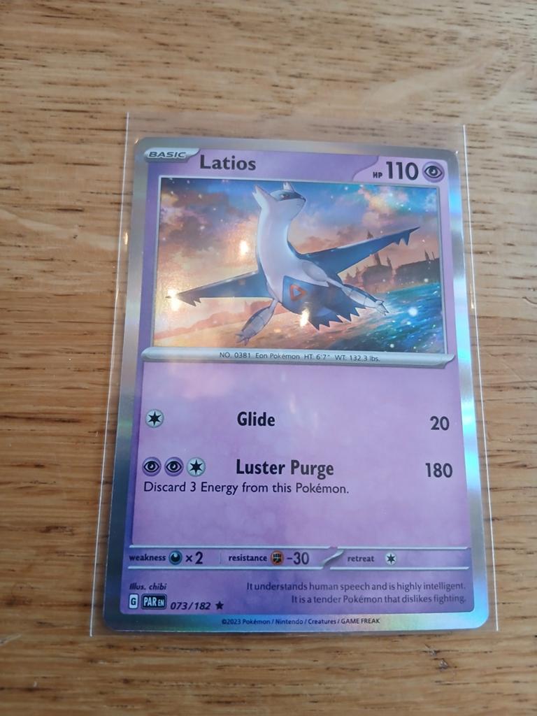 Latios Pokémon Kaart - Basic HP 110 (073/182), Ophalen of Verzenden, Zo goed als nieuw, Losse kaart