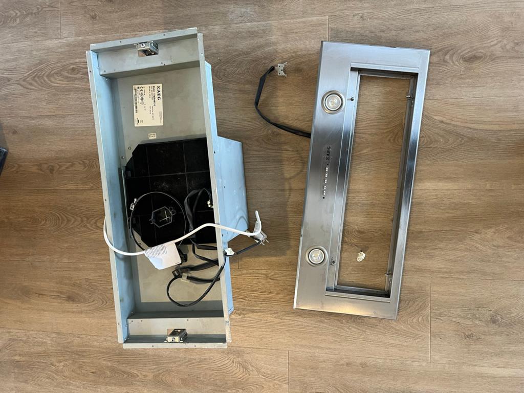 AEG X78264MG10 Inbouw Afzuigkap, Witgoed en Apparatuur, Afzuigkappen, Ophalen, Gebruikt, Minder dan 200 m³ per uur, Inbouw