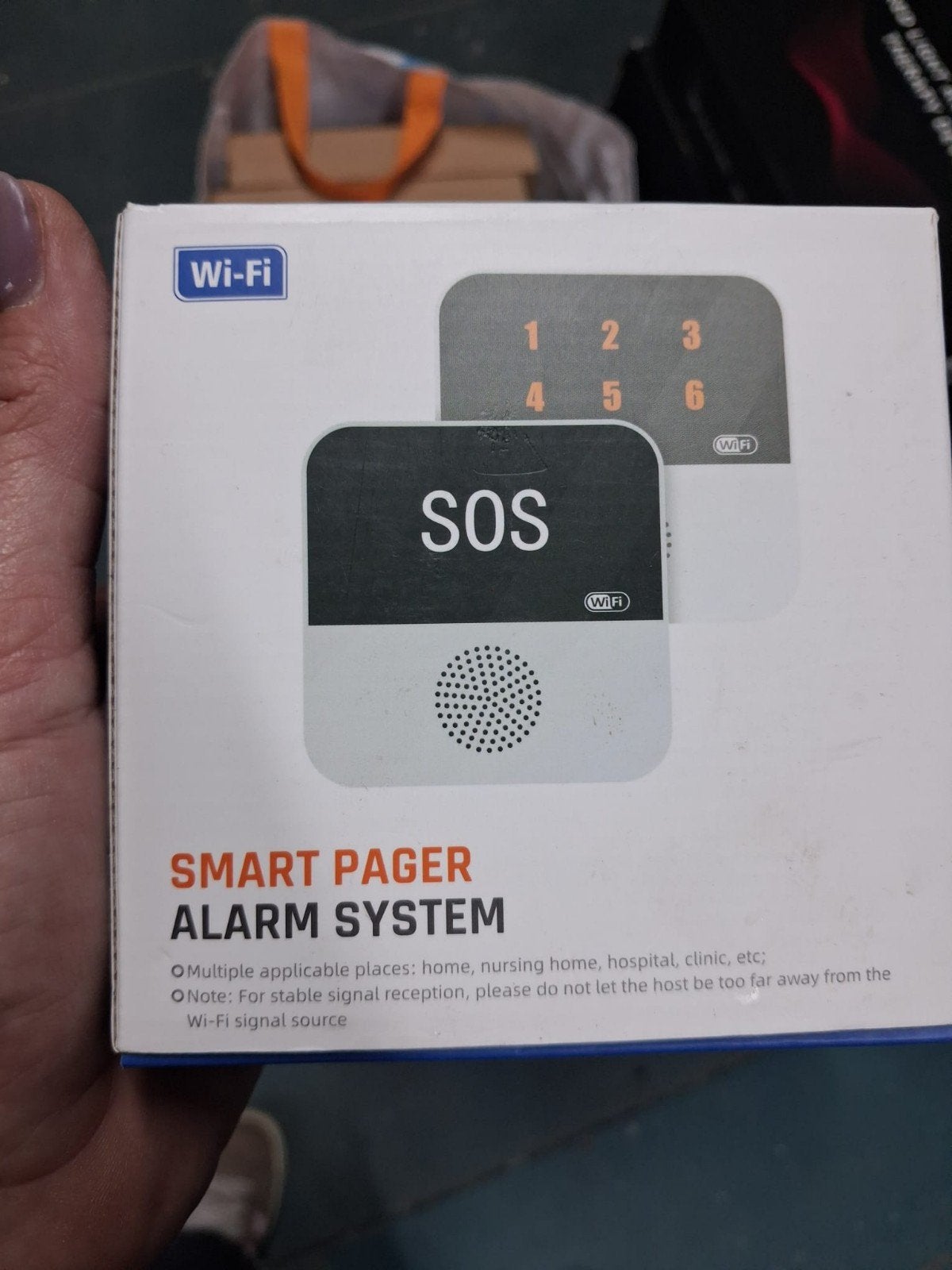 Smart Pager Alarmsysteem met SOS-functie en Wi-Fi, Ophalen, Draadloos, Nieuw, Compleet systeem