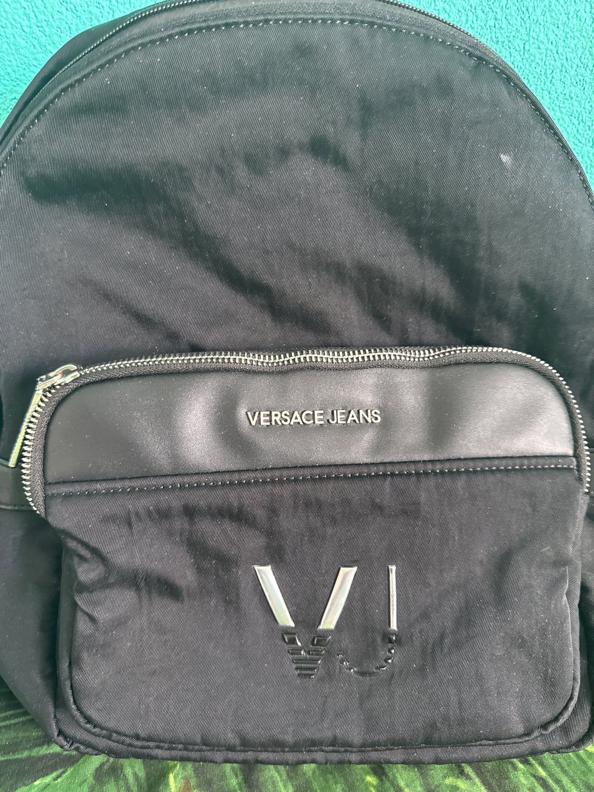 Versace Jeans Couture Rugzak Zwart, Overige merken, Gebruikt, 25 tot 40 cm, Ophalen of Verzenden