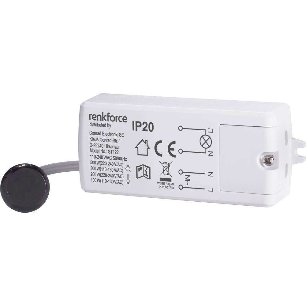 Renkforce nabijheidsschakelaar contactloos IP20 zwart, Ophalen, Nieuw, Kabel of Snoer