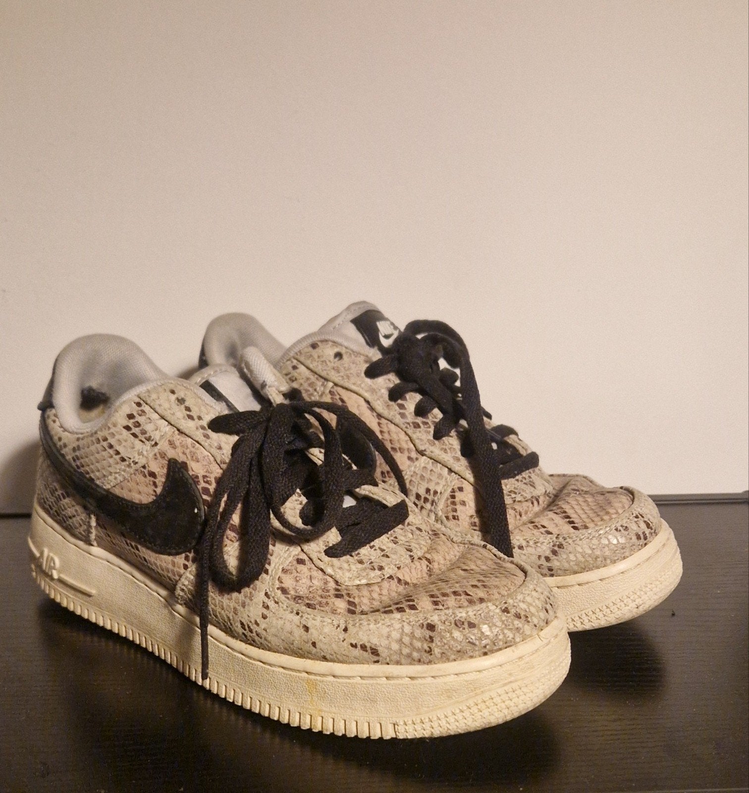 Nike Air Force 1 Low Snake Skin - Maat 39, Overige kleuren, Ophalen of Verzenden, Sneakers of Gympen, Gedragen