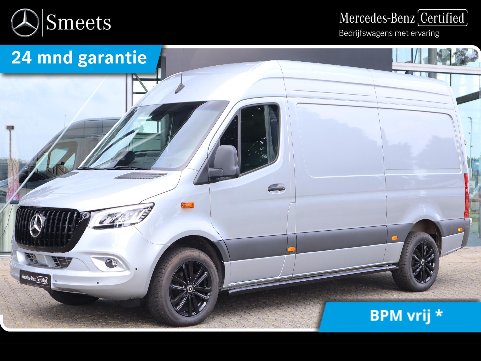 Mercedes-Benz Sprinter 317 CDI L2H2 LED LM VELGEN SIDEBARS, Automaat, Gebruikt, Euro 6, 4 cilinders