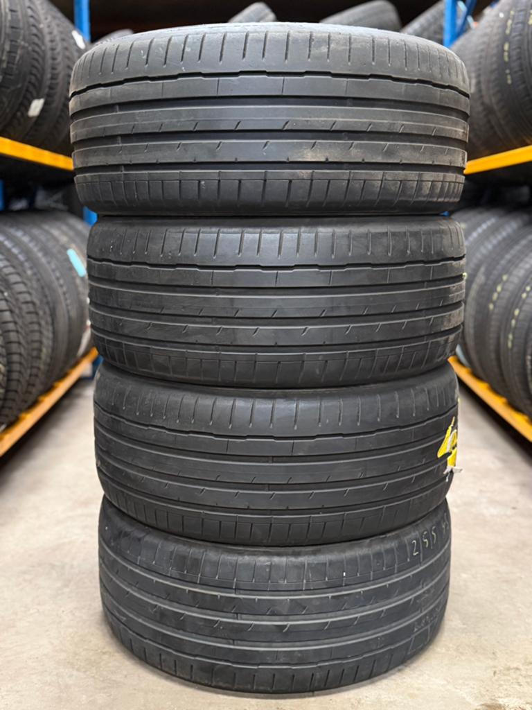 255/45r19 Hankook zomerbanden set, Auto-onderdelen, Banden en Velgen, Gebruikt, 255 mm, Band(en), Personenwagen