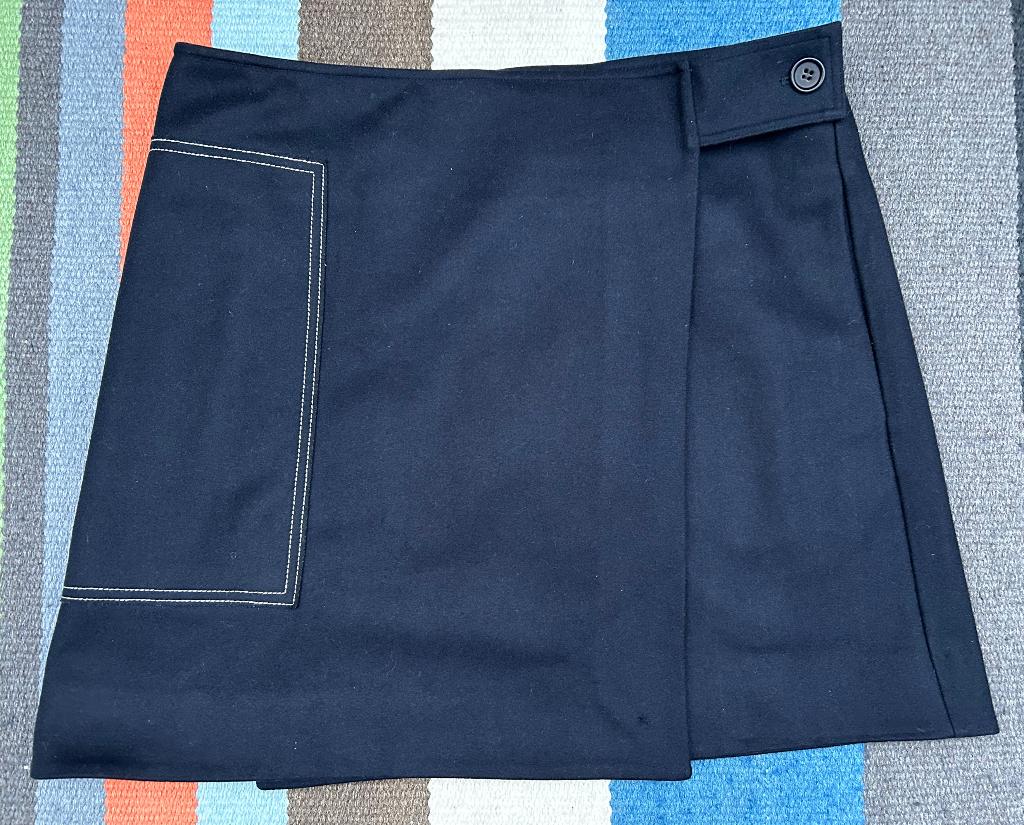 Wollen rok COS,donkerblauw,nieuw, Kleding | Dames, Maat 38/40 (M), COS, Blauw, Nieuw