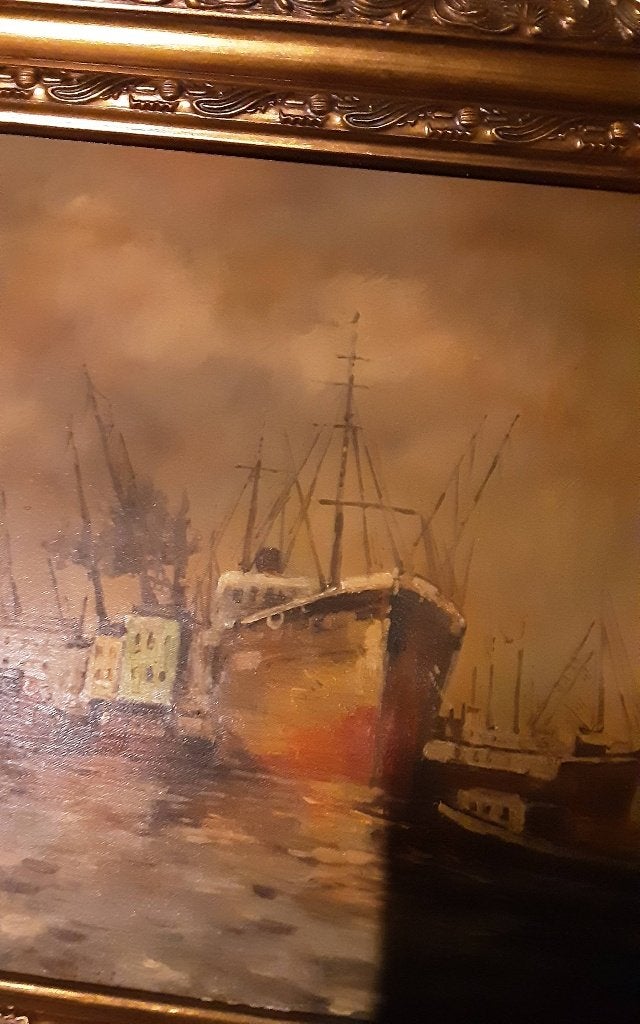 Olieverf schilderoj, Antiek en Kunst, Doek, Ophalen of Verzenden, Olieverf, Klassiek