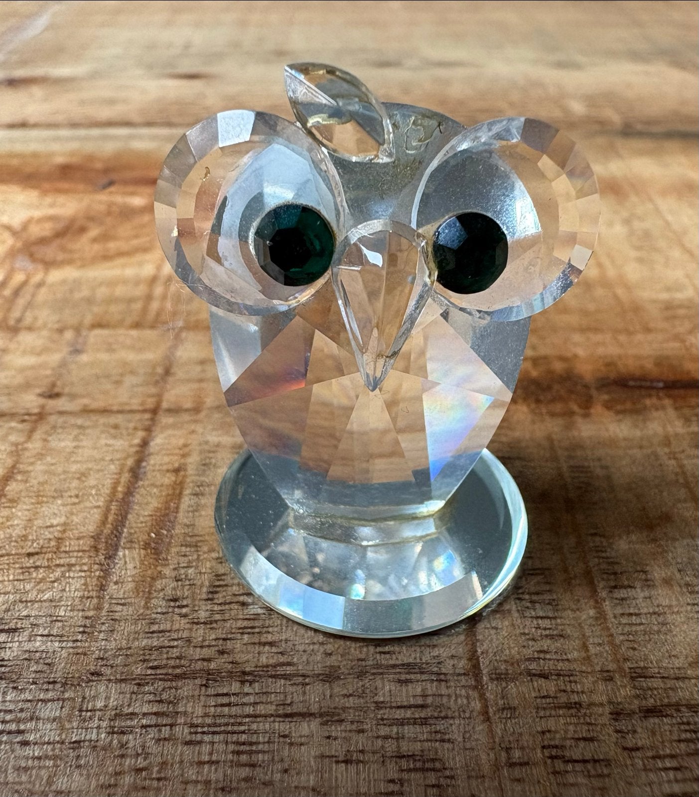 Swarovski uiltje - Kristal - 35 mm hoog, Verzamelen, Ophalen of Verzenden, Zo goed als nieuw, Figuurtje