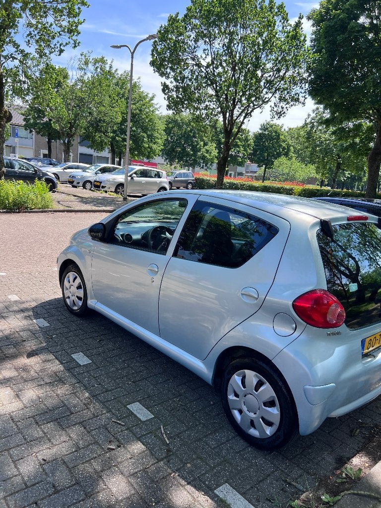 Toyota Aygo 1.0-12V | 5DRS| Blauw| 2007|Airco| Nieuwe APK |, Bedrijf, Te koop