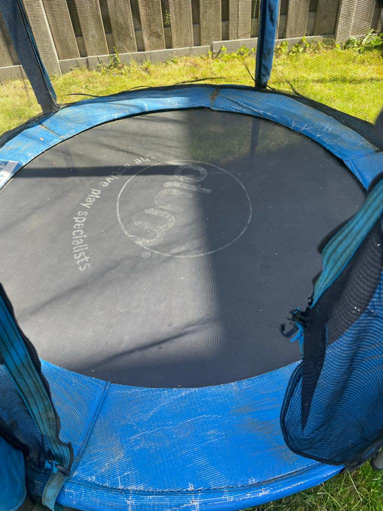 Trampoline met veiligheidsnet - Gebruikt, Ophalen, Gebruikt
