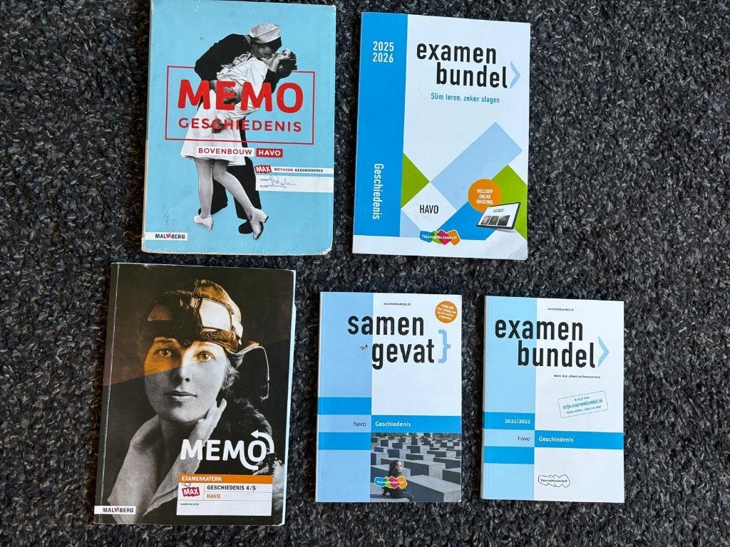 HAVO 5 Geschiedenis | Memo MAX | Examenbundels | Samengevat, Geschiedenis, HAVO, Ophalen of Verzenden, Zo goed als nieuw