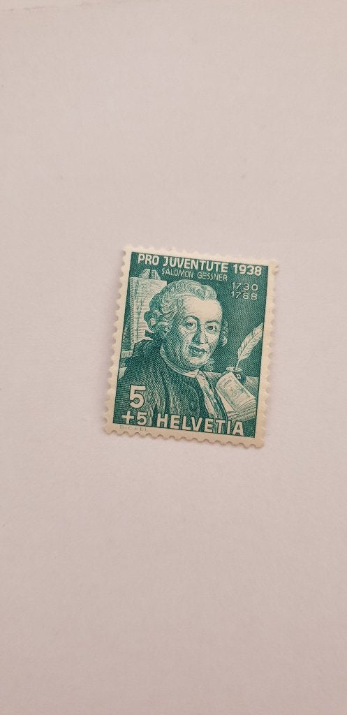 5717 zwitserland salomon gessner pro juventute 1938, Verzenden