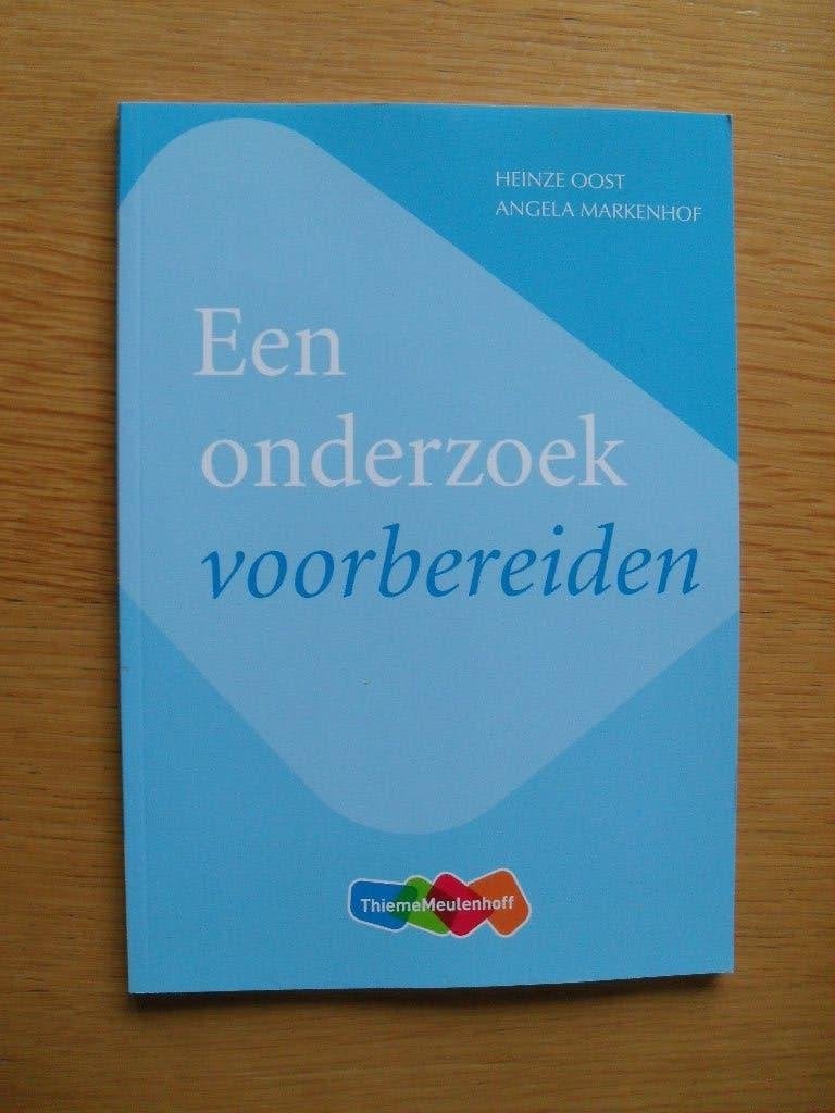 Een onderzoek voorbereiden van Oost en Markenhof, Ophalen of Verzenden, Alpha, Gelezen, HBO