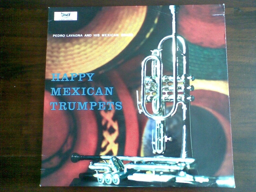 Trompet LP - Pedro Lavagna - Happy Mexican Trumpet, Ophalen of Verzenden, Zo goed als nieuw, 12 inch, Latijns-Amerikaans
