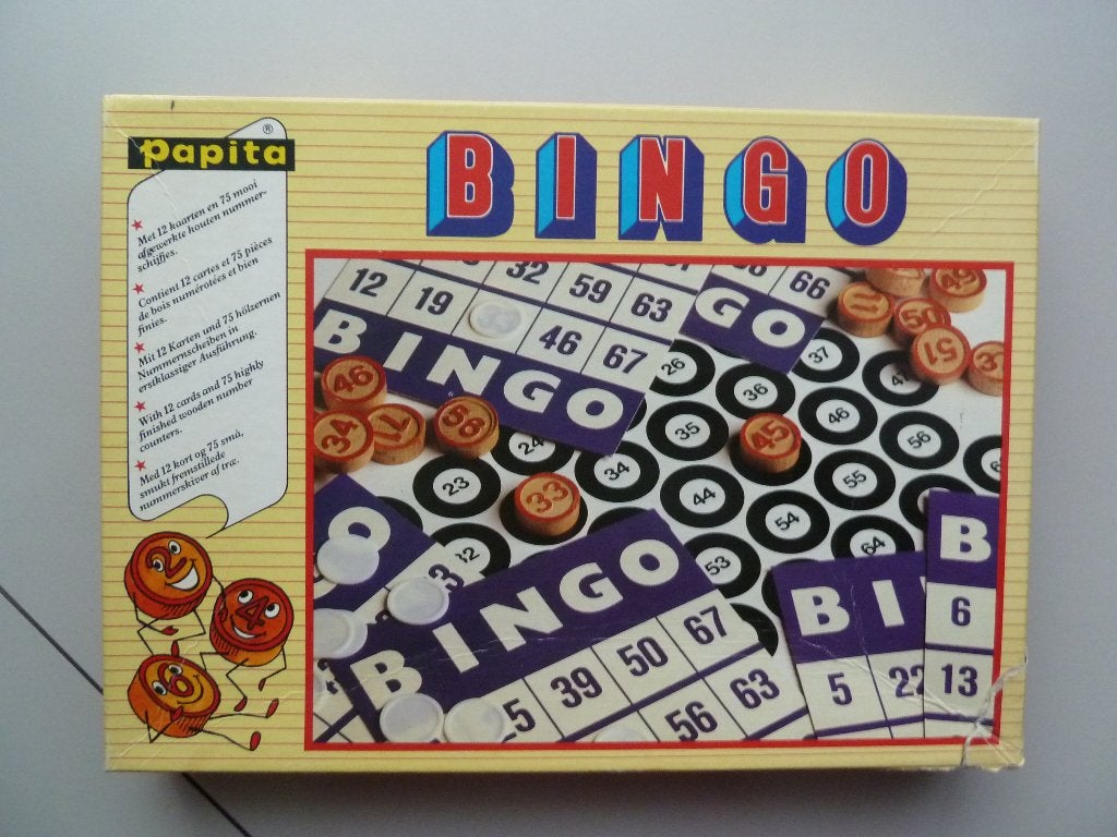 Bingo van Papita uit 1979 nooit gebruikt, Hobby en Vrije tijd, Ophalen of Verzenden, Nieuw