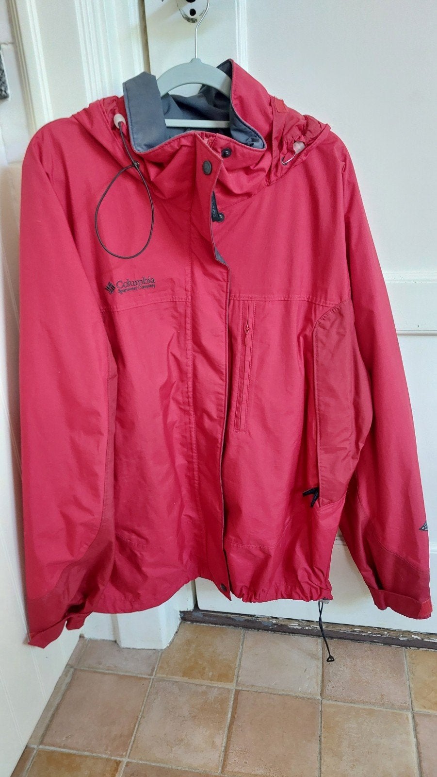Colombia outdoorjas XL, Kleding | Dames, Ophalen of Verzenden, Zo goed als nieuw, Maat 46/48 (XL) of groter, Blauw