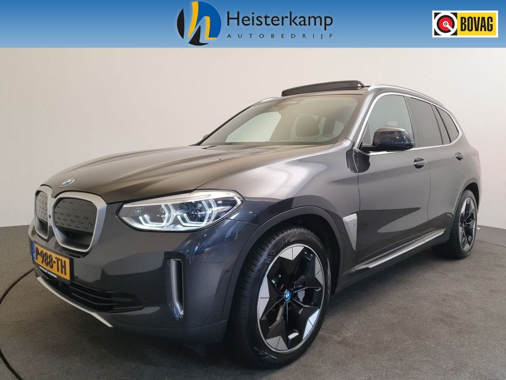 BMW iX3 High Executive 80 kWh 360 Camera, (bj 2021), Auto's, BMW, 12 maanden, Achterwielaandrijving, Gebruikt, 436 min