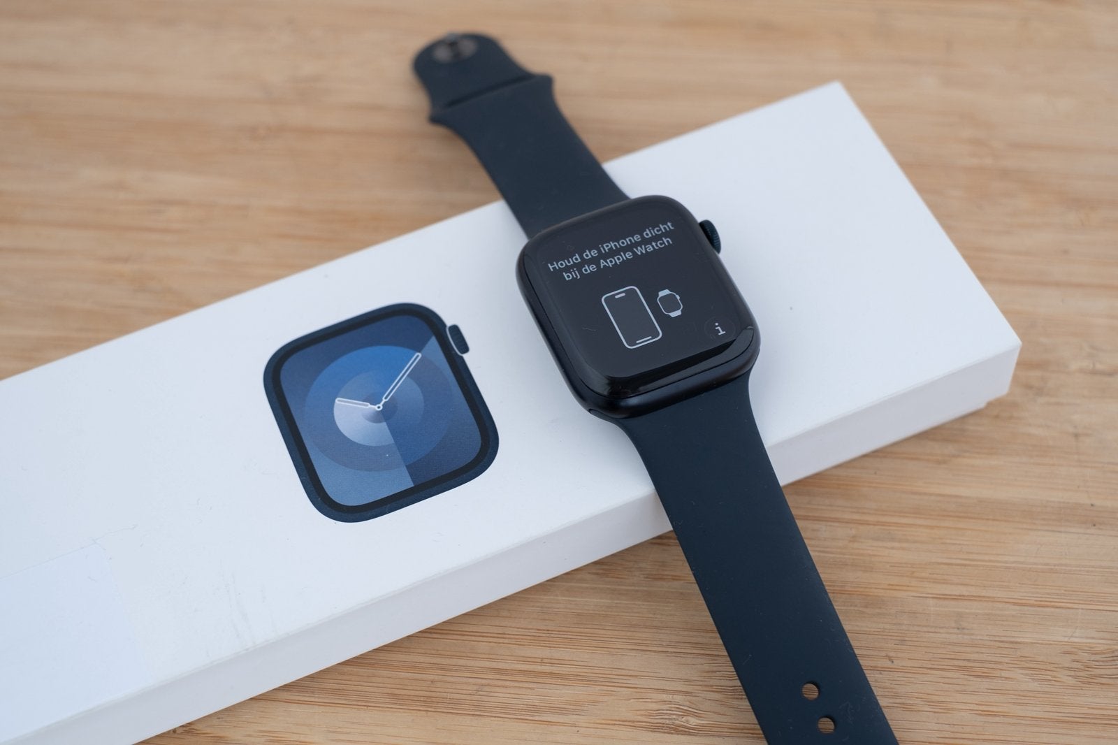 Apple Watch Series 9 Cellular, Ophalen, Zo goed als nieuw, Zwart, IOS