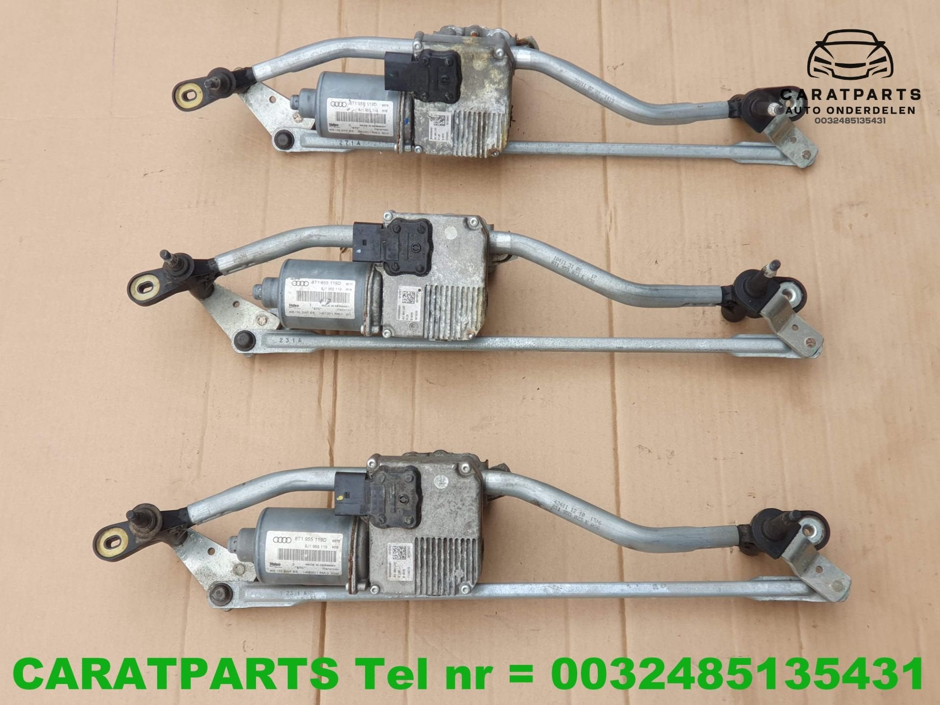 8T1955119D 8T1955023E RS5 S5 A5 ruitenwisser mechaniek a5, Gebruikt, AUDI AG, Auto-Union-Strasse 1
85045  Ingolstadt, DE, Kundenbetreuung@audi.de