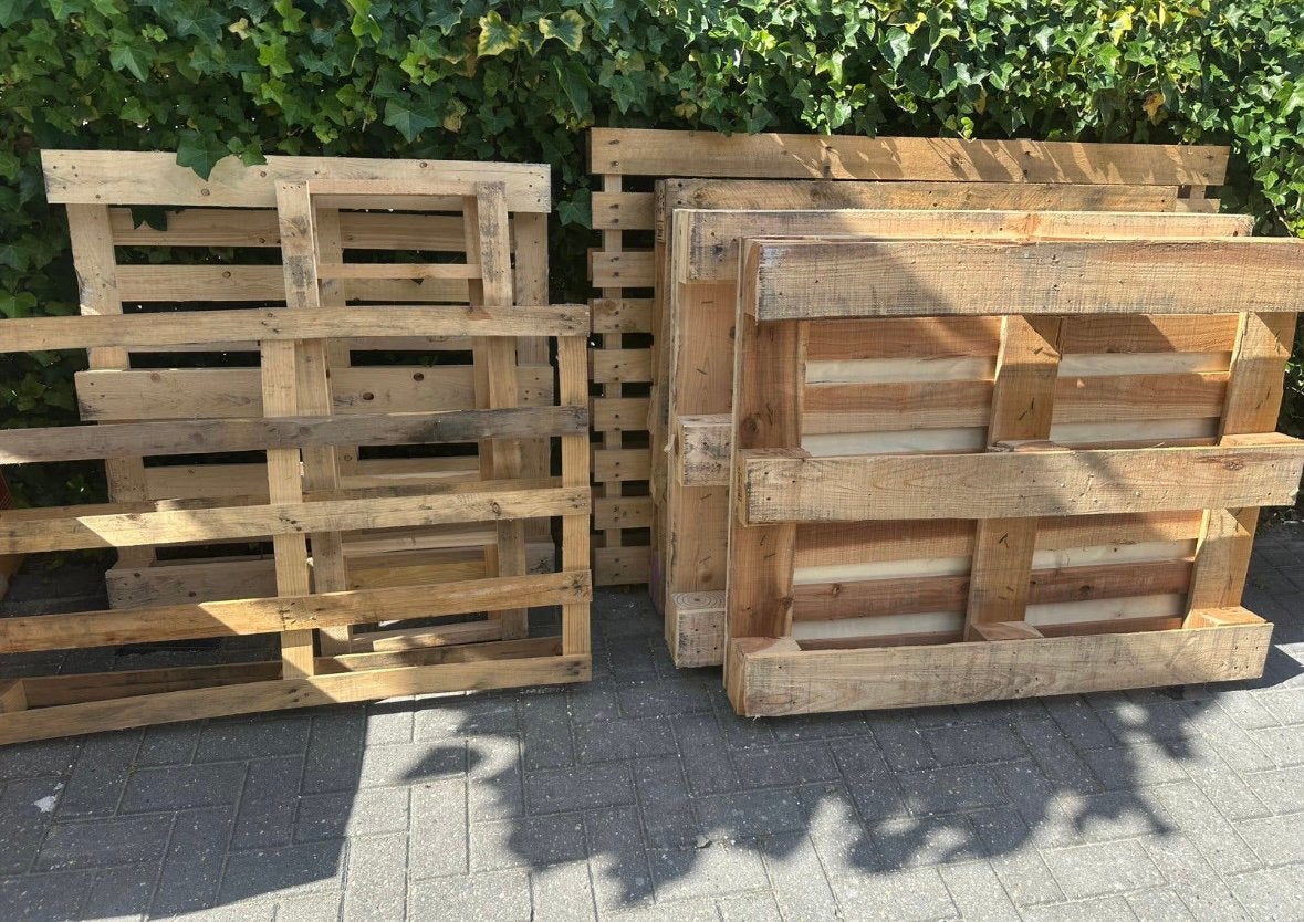 Gratis pallets, Doe-het-zelf en Verbouw, Hout en Planken, Ophalen, Zo goed als nieuw, Pallet, Minder dan 200 cm