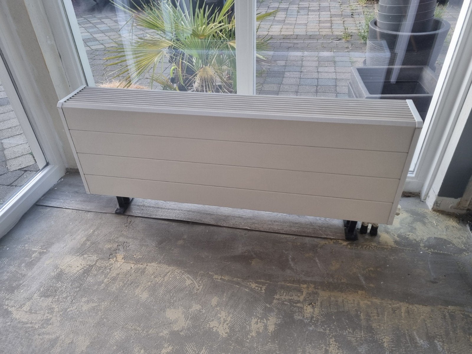 Design radiator staand - 53.5x18x120 cm, Doe-het-zelf en Verbouw, Verwarming en Radiatoren, Ophalen, 30 tot 80 cm, Gebruikt, Radiator