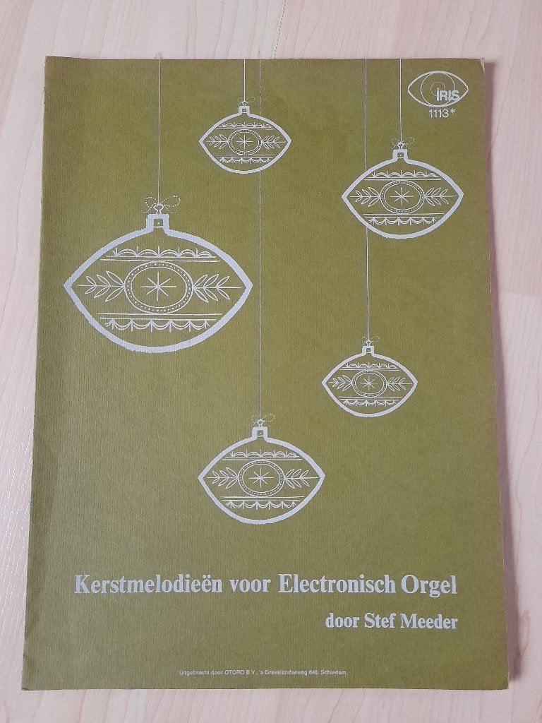 BLADMUZIEK KERSTMELODIEEN VOOR ELECTRONISCH ORGEL St Meeder, Boeken, Hobby en Vrije tijd, Ophalen of Verzenden, Gelezen, Overige onderwerpen