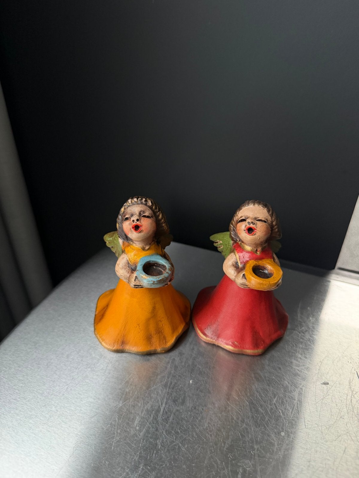 Thun Original Bozner Engel 1960 - Rood & Geel 11 cm, Antiek en Kunst, Ophalen of Verzenden