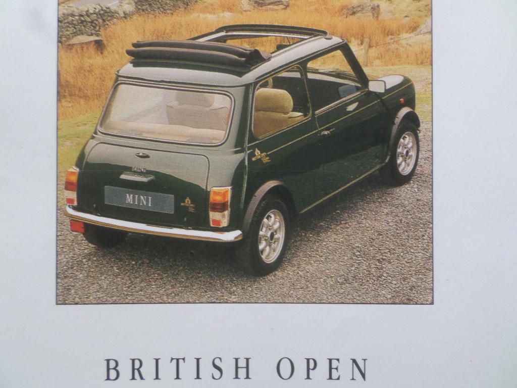 Mini British Open Brochure, Ophalen of Verzenden, Zo goed als nieuw, Overige merken