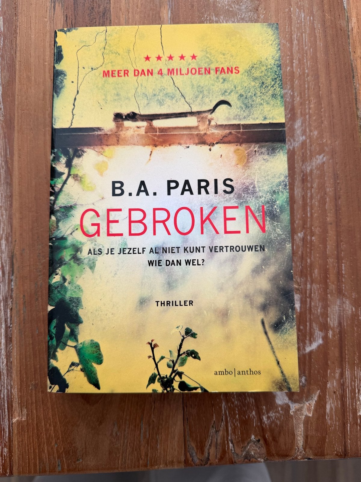 B.A. Paris - Gebroken (Thriller), Boeken, Ophalen, Zo goed als nieuw