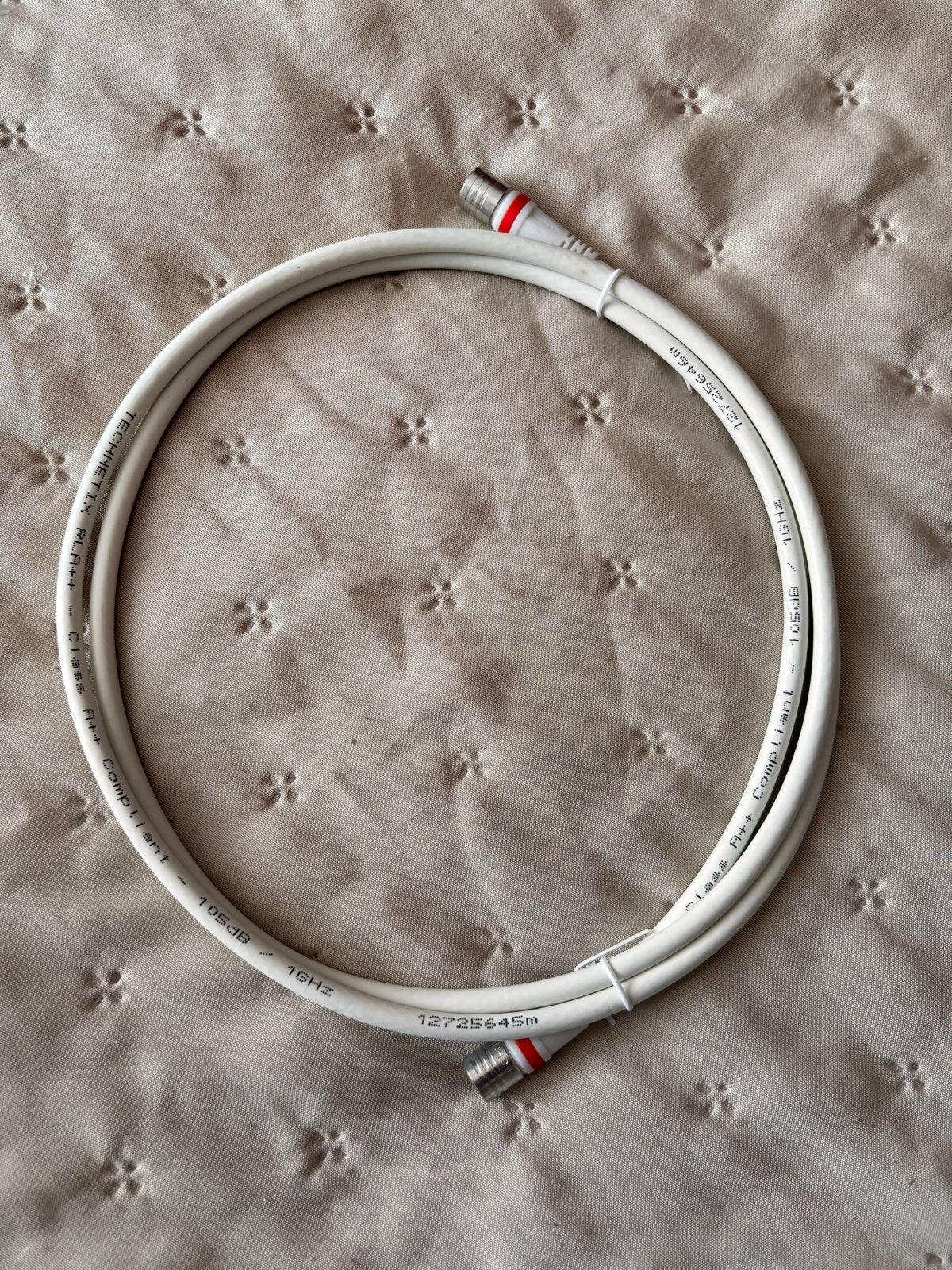 Technetix RLA++ Coaxiale Kabel 105dB 1GHz, Audio, Tv en Foto, Audiokabels en Televisiekabels, Ophalen of Verzenden, Zo goed als nieuw