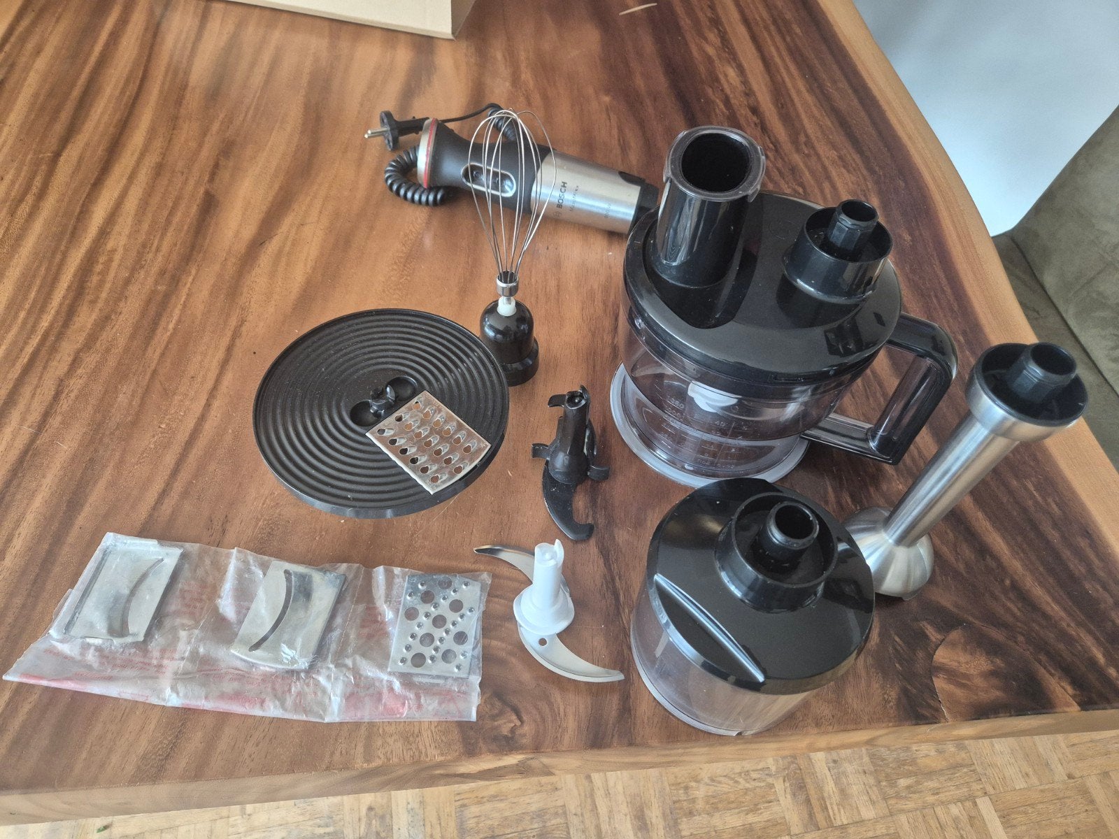 Bosch MaxoMixx Staafmixer accessoires, Gebruikt, 1 tot 2 liter, 3 snelheden of meer, Ophalen of Verzenden