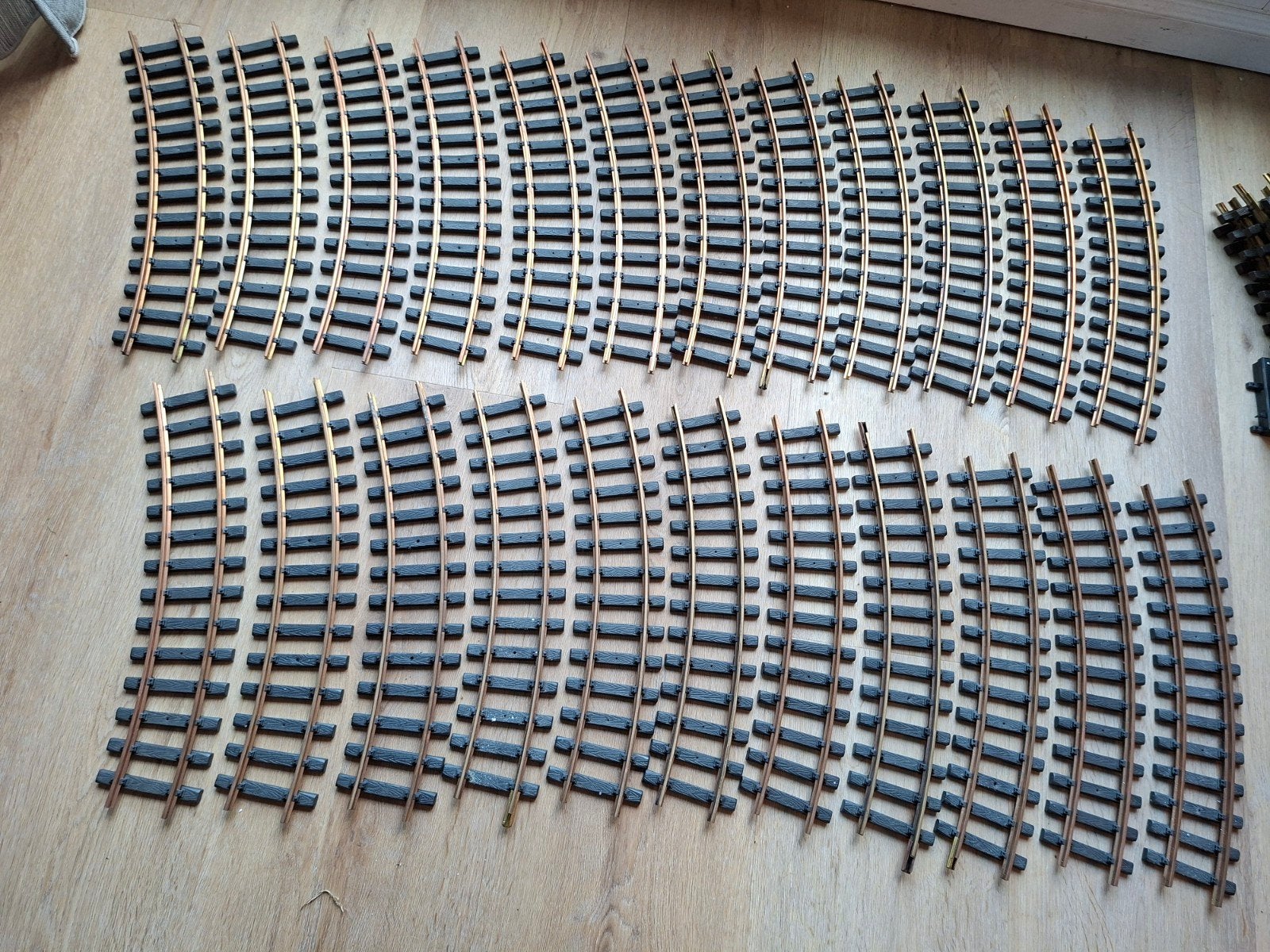 Aristocraft R2 rails 23x van binnenbaan  voor lgb en piko G, Gelijkstroom of Wisselstroom, Rails, Ophalen of Verzenden, Zo goed als nieuw