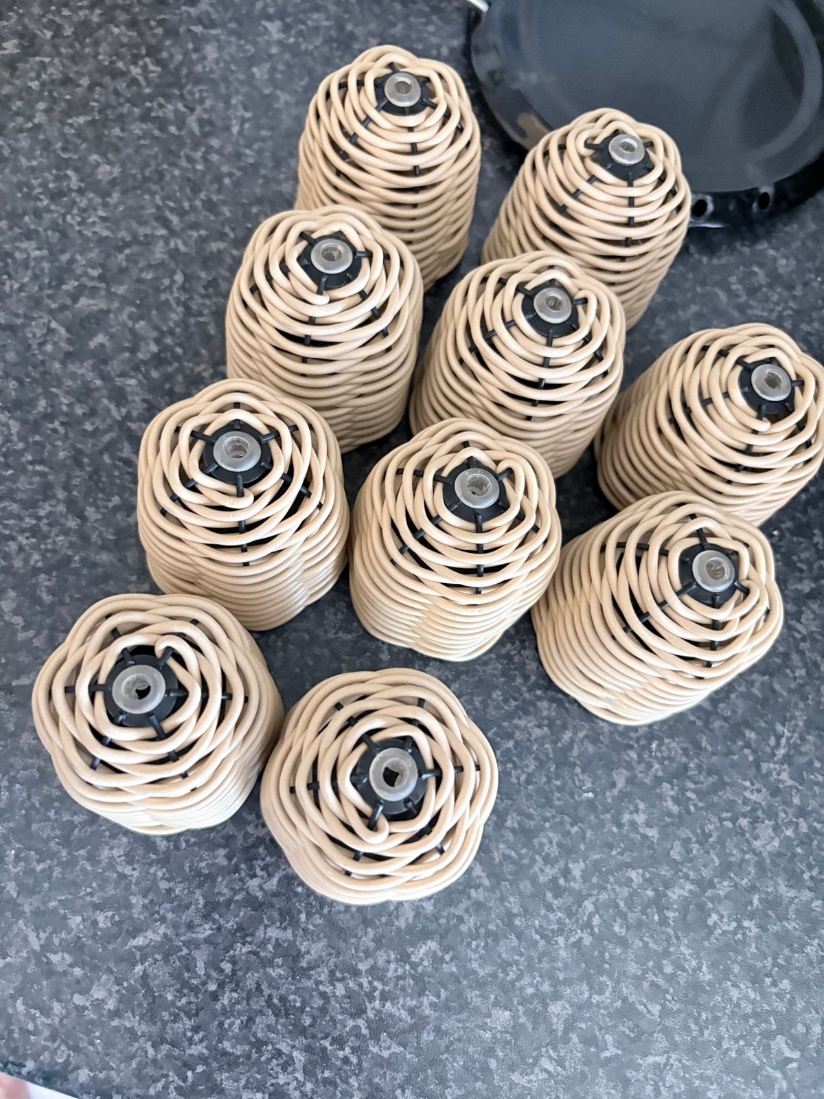 Mini kapjes voor de Action buitenverlichting, 10 stuks., 73 cm, Ophalen of Verzenden, Zo goed als nieuw, 5 cm
