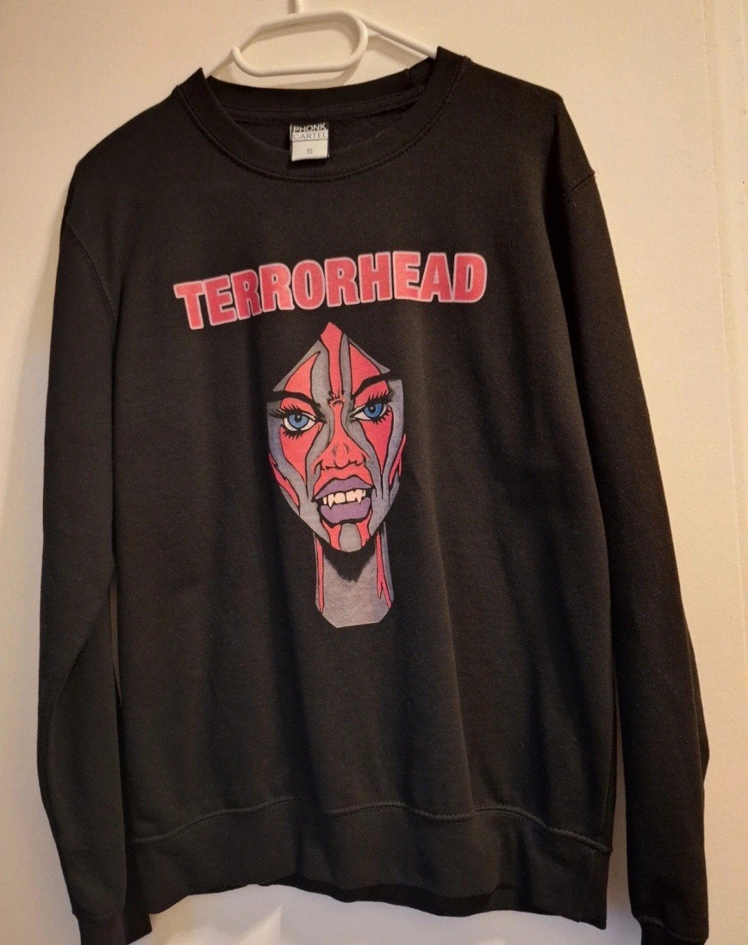 Drokz Terrorhead Sweater Maat S, Drokz, Zwart, Ophalen of Verzenden, Zo goed als nieuw