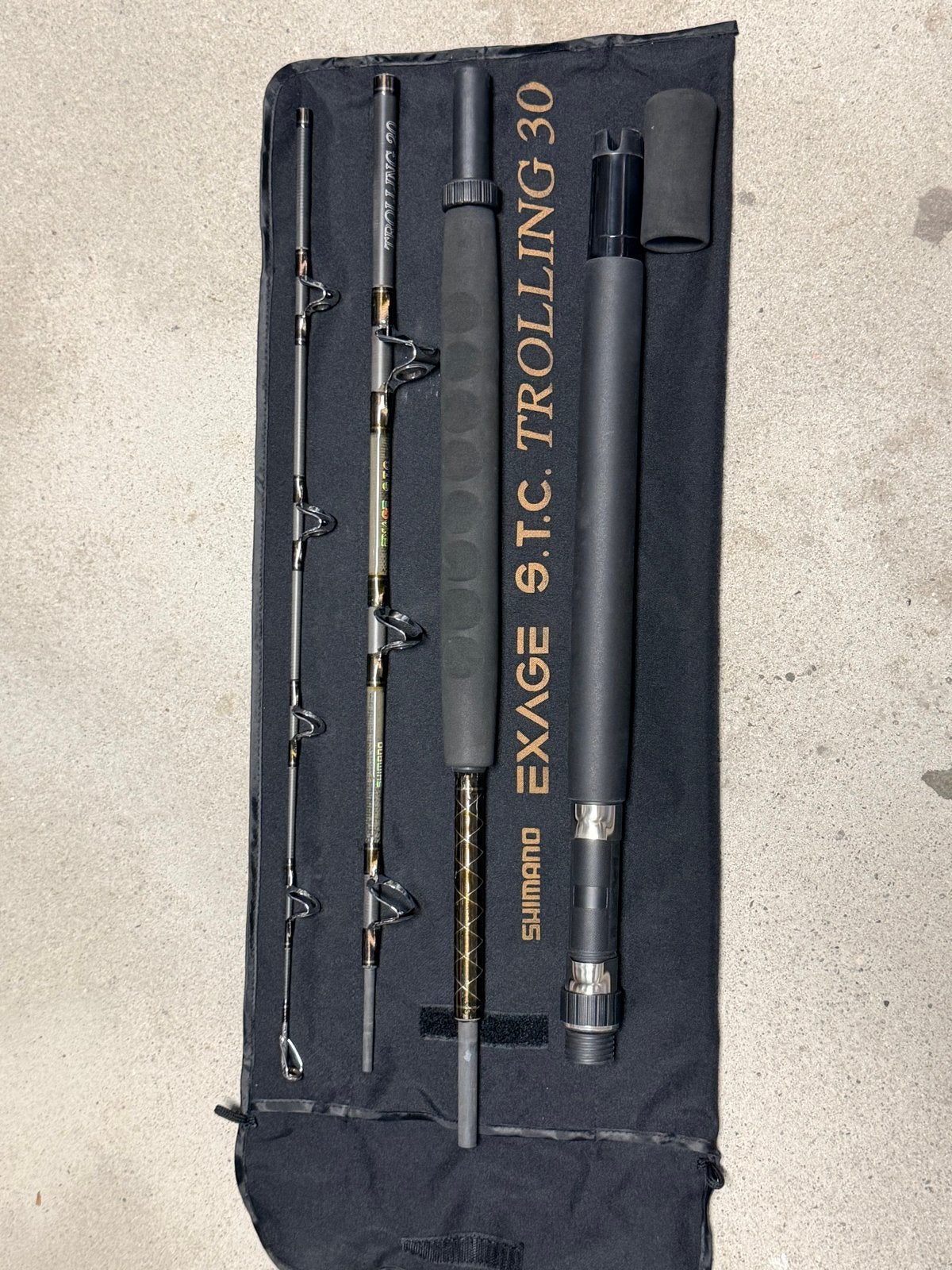 Nieuwe Shimano Exage S.T.C. Trolling 30 Hengel - 20LBS, Ophalen of Verzenden, Zo goed als nieuw, Complete hengel