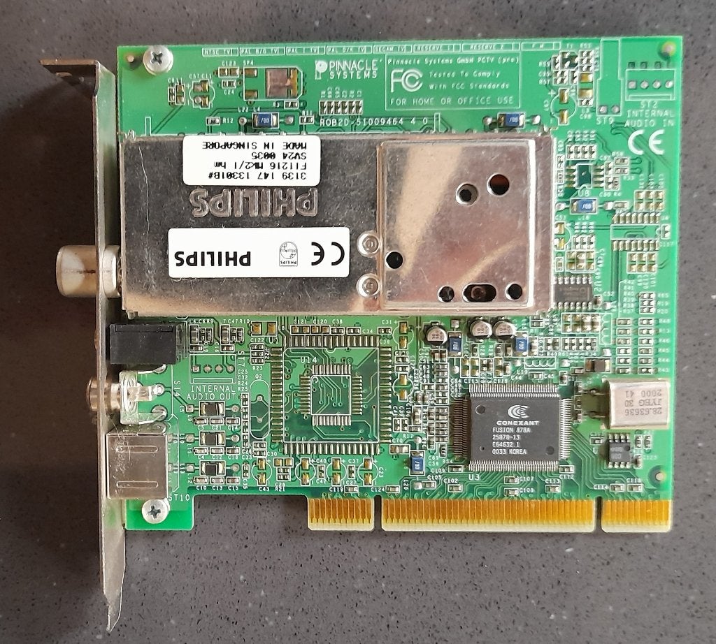 TV kaart PCI, Ophalen of Verzenden